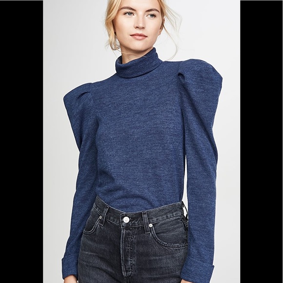 Petersyn Amy Sweater Imperial Small NEW NWT REG $198 Blue - Picture 5 of 6